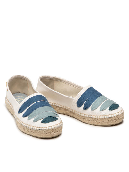 Rose-Cm Women's Fabric Espadrilles White