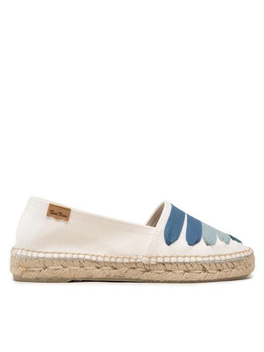 Rose-Cm Women's Fabric Espadrilles White