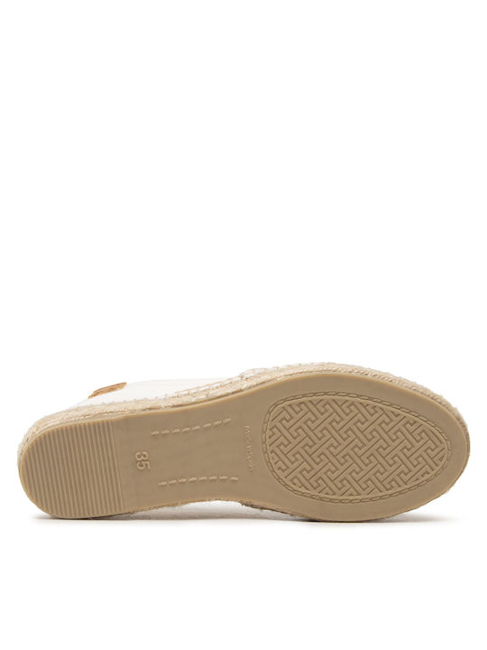 Rose-Cm Women's Fabric Espadrilles White