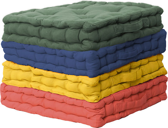 Viopros Floor Pillow 581 from 100% Cotton 24 Haki 40x40cm.