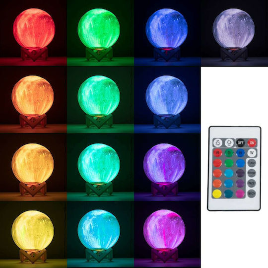 GloboStar Kaotica Dekorative Lampe Mondlicht Mehrfarbig