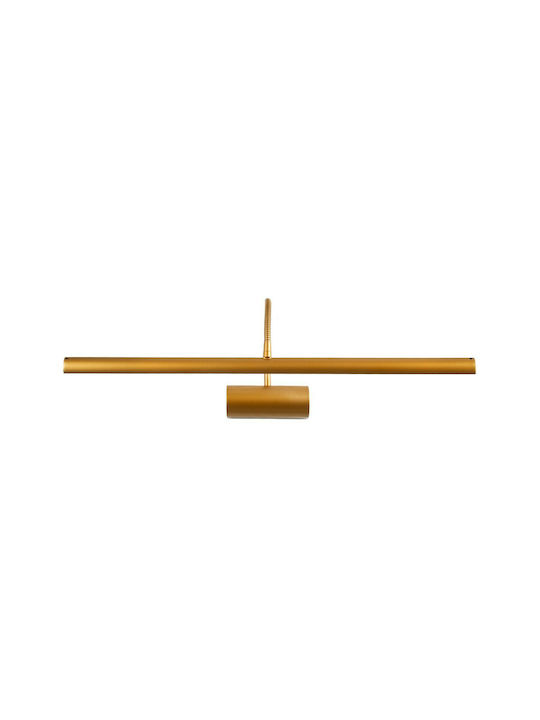 GloboStar Trois Modern Lamp Bathroom with Integrated LED and Natural White Light Copper 60x18cm