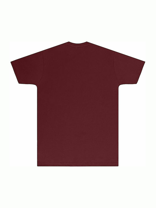 SG SGTee Bărbătesc Tricou Promotional Mânecă Scurtă Burgundia 17052-448