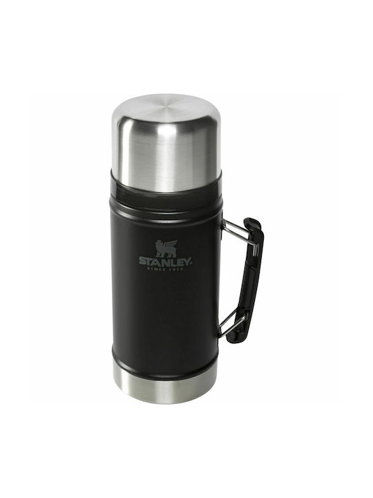 Stanley Legendary Classic Cutie pentru Mâncare Termos Inox Matt Black Pebble 940ml 1buc