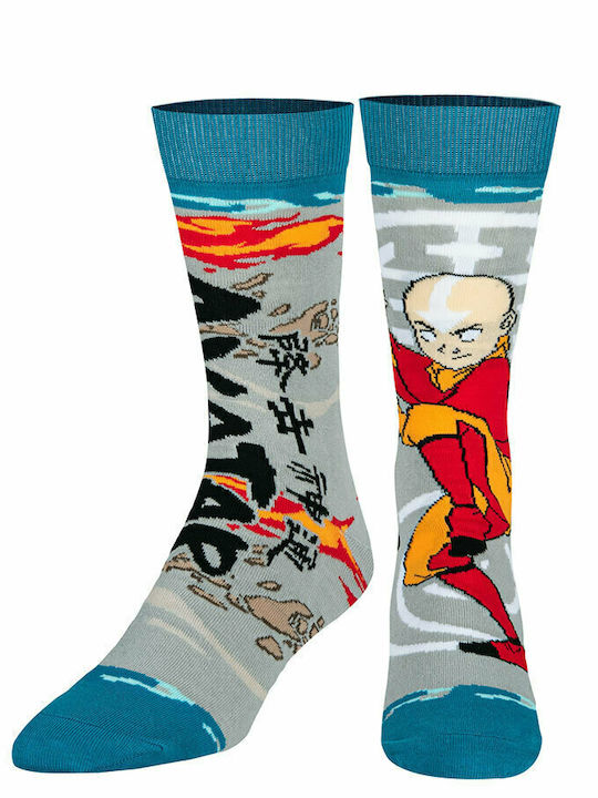 Odd Sox Aang Last Airbender Ανδρικές Κάλτσες με Σχέδια Πολύχρωμες Odd Sox Aang Last Airbender Ανδρικές Κάλτσες με Σχέδια Πολύχρωμες