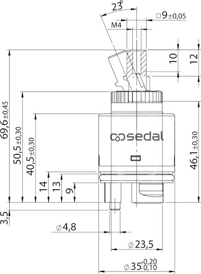 Ravenna Sedal Ventil für Wasserhähne 018814