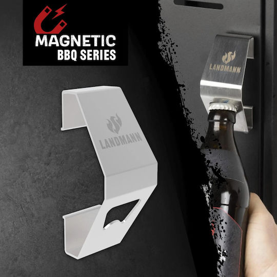 Landmann Grill Accessories Magnetic Stainless Steel Bottle Opener