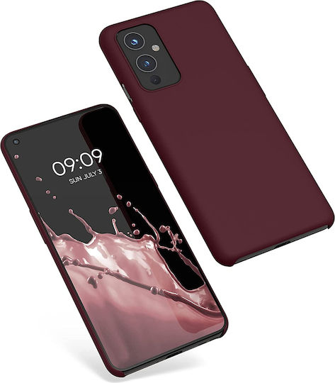 KWmobile Flexible Rubber Cover Umschlag Rückseite Silikon Tawny Red (OnePlus 9)