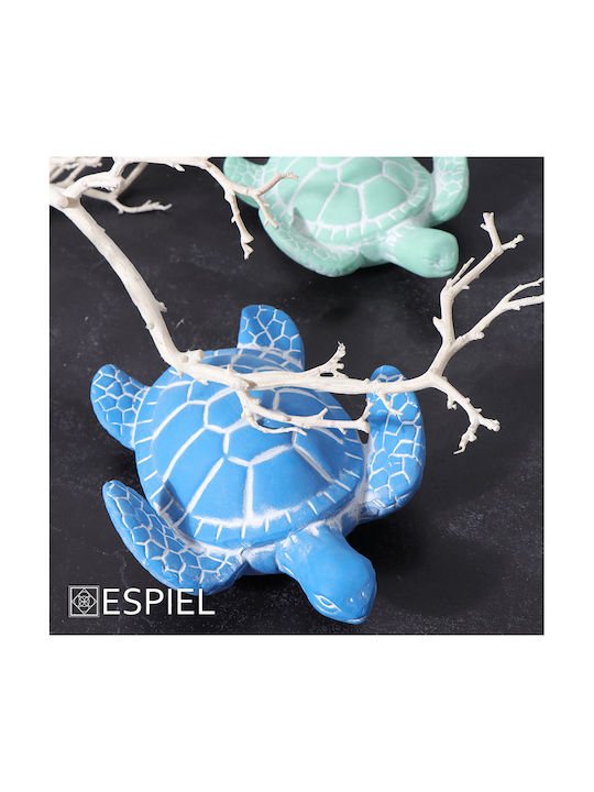 Espiel Decorative Turtle made of Ceramic 22.5x19x7cm 1pcs
