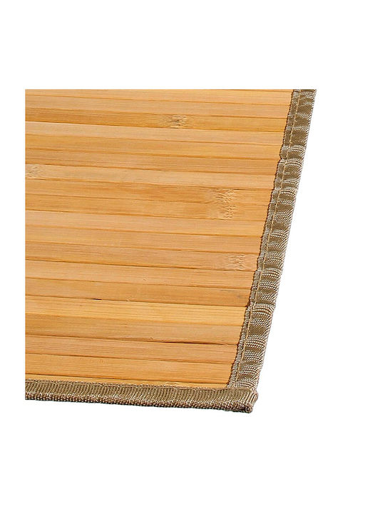 Spitishop Πατάκι Μπάνιου Ξύλινο A-S Bamboo 131569D Natural 50x80εκ.