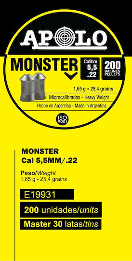 Apolo Apolo Monster 200τμχ 5.5mm