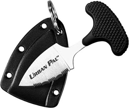Cold Steel Urban Pal Knife Keychain Black in Sheath