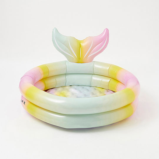 Sunnylife Mermaid Ombre Round Piscină PVC Gonflabilă 140x34buc