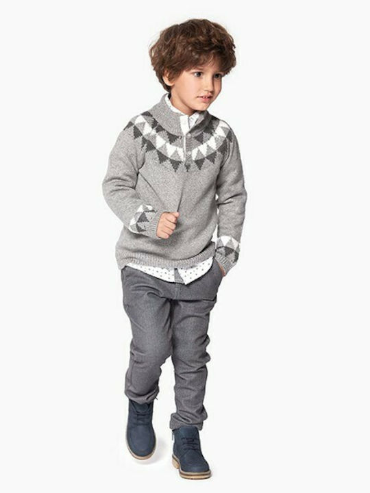 Losan Boys Linen Trouser Gray