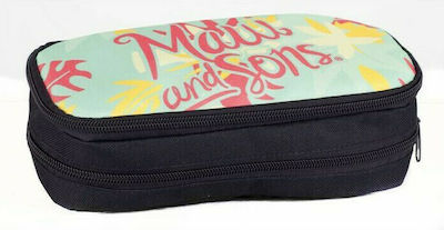 Back Me Up Pencil Case Barrel with 1 Compartment Multicolored