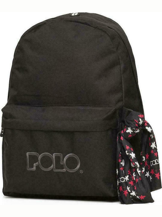 Polo Original Scarf School Bag Backpack Junior High-High School in Black color 2020