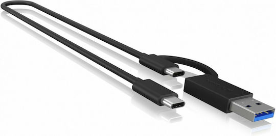 Icy Box Θήκη για Σκληρό Δίσκο M.2 PCI Express NVME με σύνδεση USB 3.2