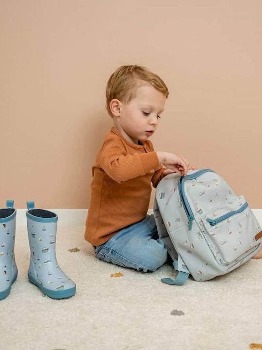 Kids Wellies Sailors Bay Light Blue