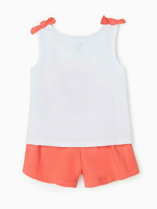 Zippy Kids Set with Shorts Summer 2pcs White