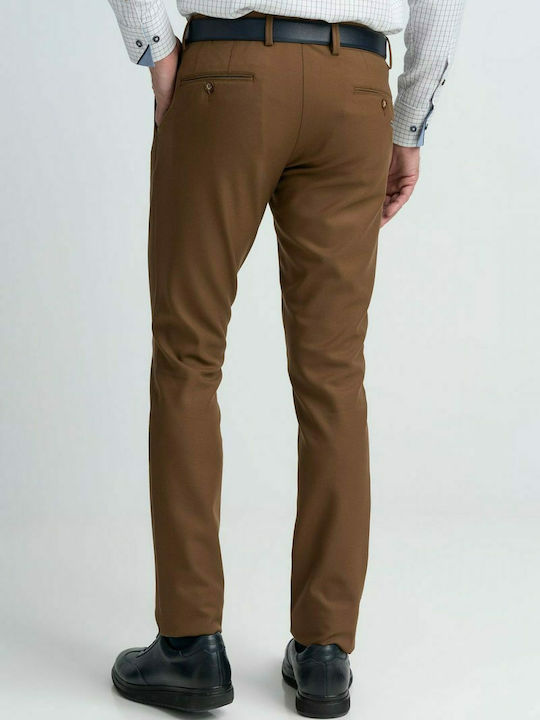 Monte Napoleone Men's Trousers Chino Brown