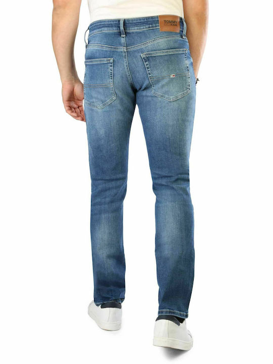 Tommy Hilfiger Ανδρικό Παντελόνι Τζιν Ελαστικό σε Slim Εφαρμογή Μπλε