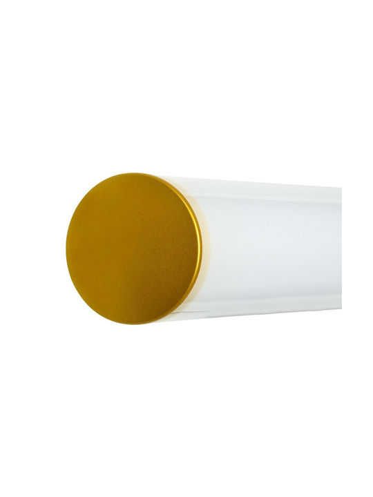 GloboStar Mabel Modern Lamp Bathroom with Integrated LED and Natural White Light Gold 10x5cm
