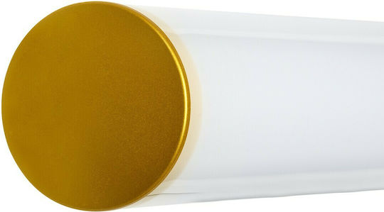 GloboStar Mabel Modern Lamp Bathroom with Integrated LED and Natural White Light Gold 10x5cm
