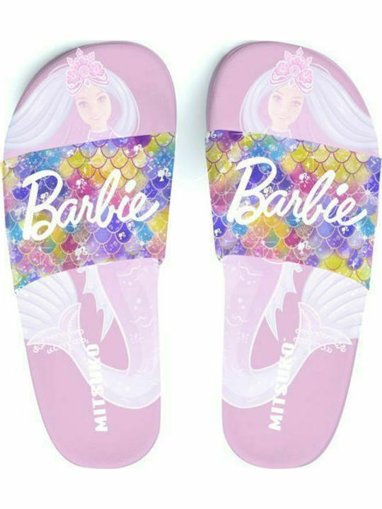 Παιδικές Σαγιονάρες Slides Barbie Πολύχρωμες