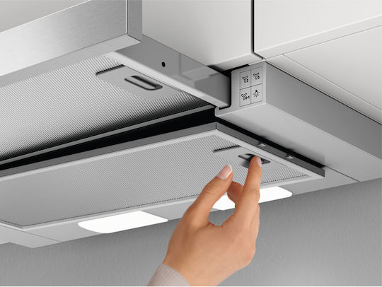 AEG DPB3632S Συρόμενος Απορροφητήρας 60cm Inox