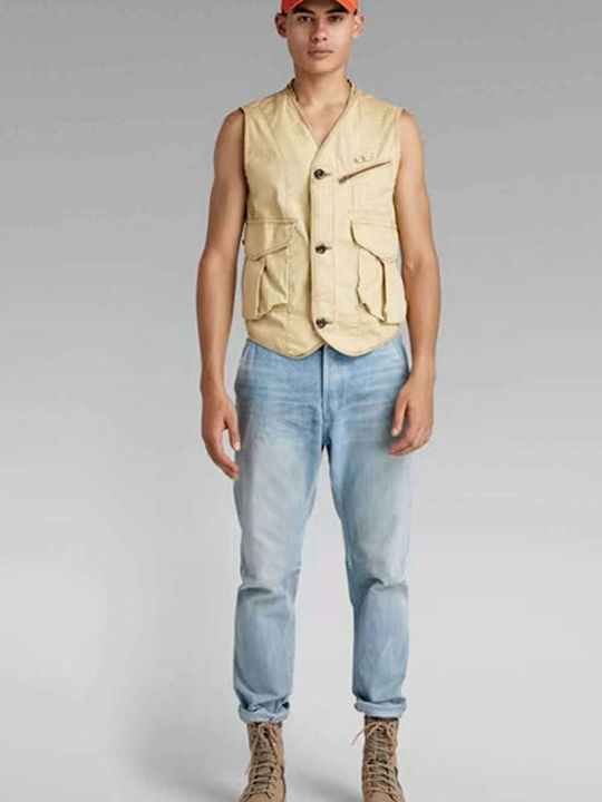 Grip 3D Men's Jeans Pants with Relaxed Tapered Fit Blue