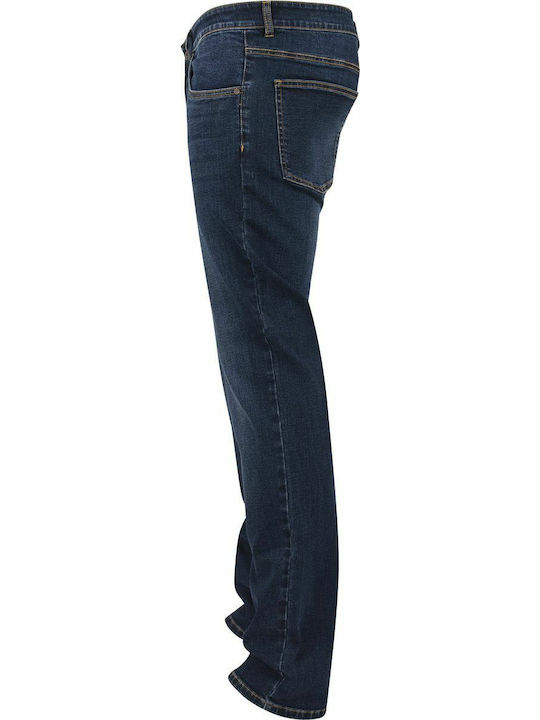 TB1437 Men's Jeans Pants Elastic with Loose Fit Navy Blue