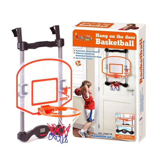 Indoor Over Door Basketball Hoop with Ball
