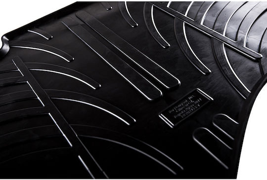 Gledring Set of Front and Rear Mats 4pcs Tray Type for Ford Mondeo 2011-2015 Black