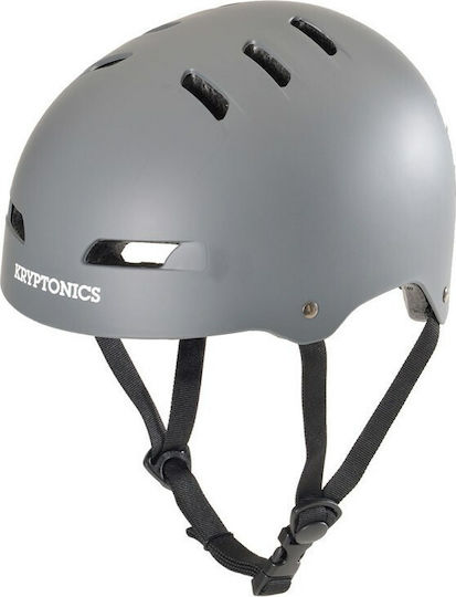 Kryptonics Κράνος Skateboard Step Up Grey