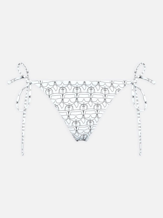 Karl Lagerfeld Bikini Slip White