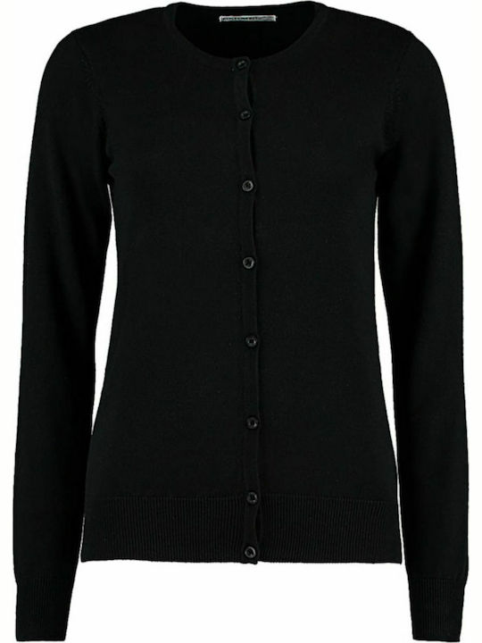 Kustom Kit Women's Long Sleeve Promotional Cardigan Black
