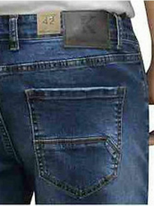 KOYOTE JEANS Ανδρικό μπλέ ελαστικό παντελόνι τζιν 505-171