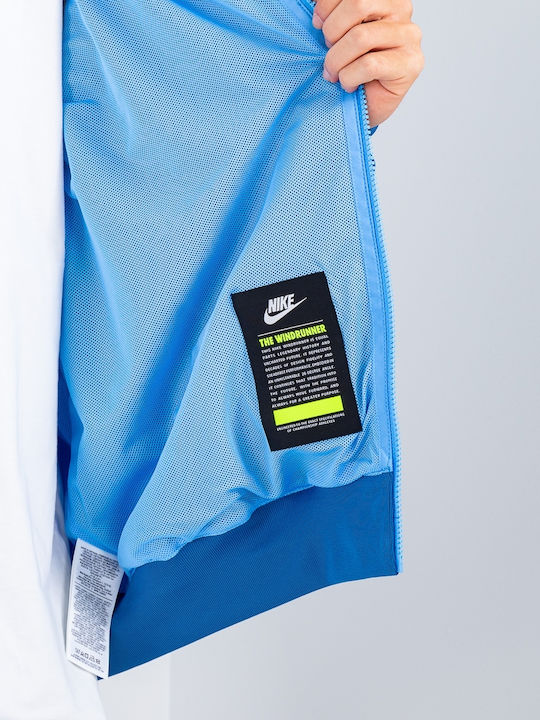 Sportswear Jacket Windproof Blue