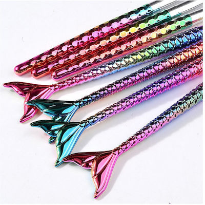 Mermaid Nail Art Set Nail Brushes