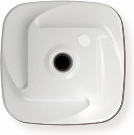 Bază de Umbrelă Apă - Nisip Plastică 37lt Pătrată Albă