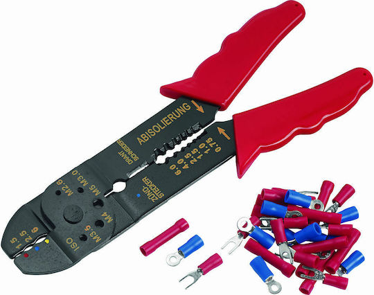 Lux Tools Πρέσα Ακροδεκτών με Απογυμνωτή (Μήκος 225mm)