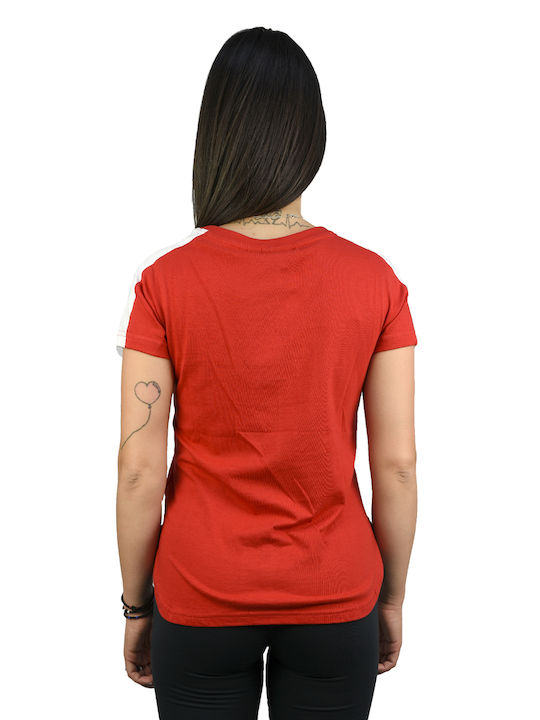 Fila Damen Sport T-Shirt Chinese Red