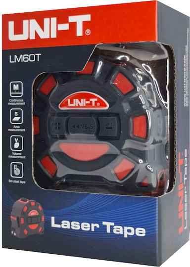 Uni-T Tape Measure with Auto-Rewind and Magnet 5m