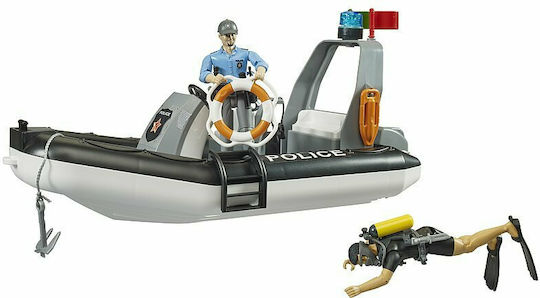 Bruder Police Boat για 4+ Ετών (Διάφορα Σχέδια)