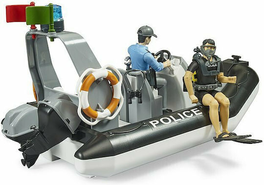 Bruder Police Boat για 4+ Ετών (Διάφορα Σχέδια)