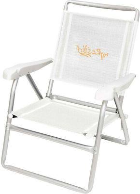 Campus Chair Beach Aluminium White