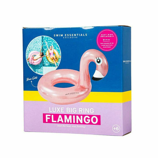 Swim Essentials Swim Essentials Παιδικό Σωσίβιο Κουλούρα Φλαμίνγκο με Διάμετρο 100εκ. Ροζ