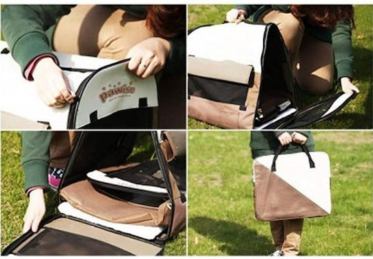 Pawise Handtasche für Hunde / Katzen Braun L46xB41xH36cm. 12525