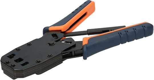 Extralink Πρέσα Ακροδεκτών Δικτύου RJ12, RJ11, RJ45, RJ10 με Απογυμνωτή & Μηχανισμό Καστάνιας