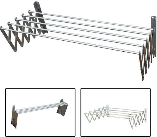 Aluminum Folding Wall Mounted Balcony Railings with Hanging Length 6m